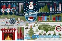 Set of Christmas Infographics 410461