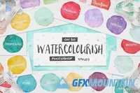 90 Watercolor PS Styles + EXTRAS! 411590