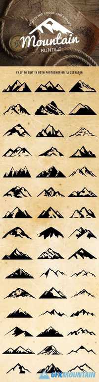 Mountain Shapes For Logos Bundle 162705