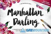 Manhattan Darling Typeface + BONUS