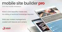 CodeCanyon - Mobile Site Builder Pro v2.6.0 - 11050520