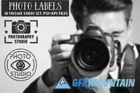 Photo Studio Labels and Logos 395448