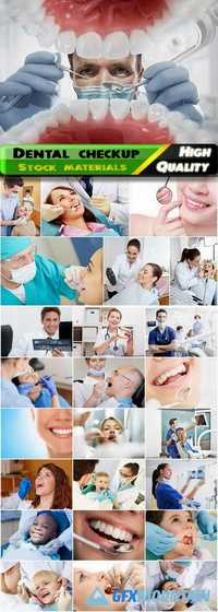 Joyful people on dental checkup - 25 HQ Jpg