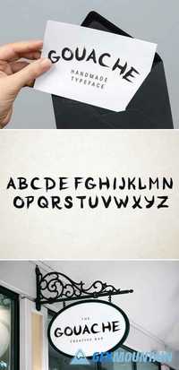 Gouache Handmade Typeface 423947