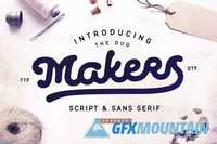 Makers Script & Sans Serif