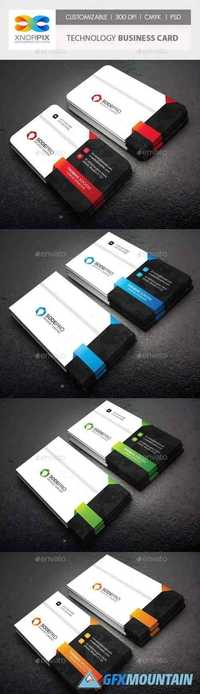 GraphicRiver - Technology Business Card - 10494793