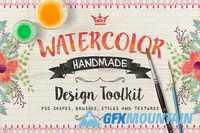 Watercolor & Elements Toolkit