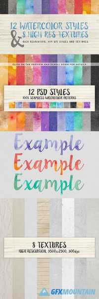 Watercolor & Elements Toolkit
