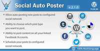 CodeCanyon - Social Auto Poster v2.1.0 - WordPress Plugin - 5754169