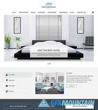 Joomla-Monster - JM Apartments v1.00 - Minimalist Joomla 3.x Hotel Template