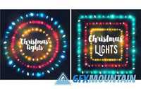 Collection of vector christmas light 430631