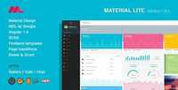 ThemeForest - Material Lite v1.0.0 - MDL with AngularJS Admin Dashboard - 12840713