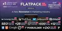 ThemeForest - FLATPACK v4.1 - Landing Pages Pack With Page Builder - 10591107