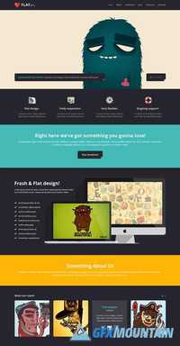 GT3Themes - FlatArt One Page Bootstrap Template