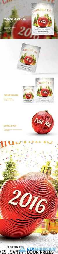 Christmas Eve Flyer Template 437515