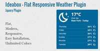 CodeCanyon - Ideabox - Flat Responsive Weather Plugin v1.0 - 12406103