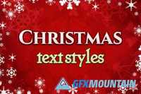 Christmas text styles 447951