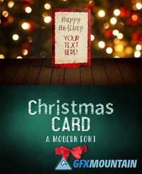 Christmas card Font and Freebie! 457248