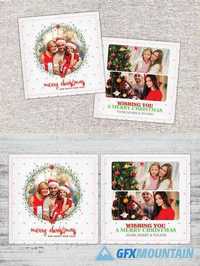 Christmas Holiday Card Template 464705