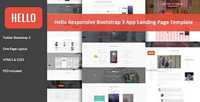 ThemeForest - HELLO v1.0 - Responsive Bootstrap App Landing Page - 13104827