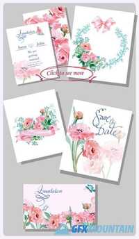 Watercolor flower collection - 468576