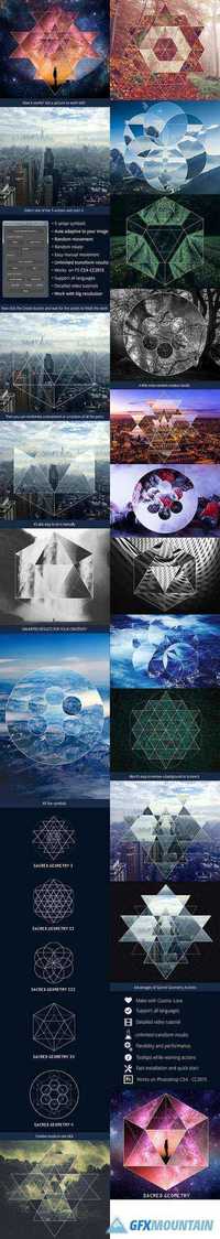 GraphicRiver - Sacred Geometry Photoshop Actions 13922725