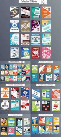 Creative business brochure or flyers collection