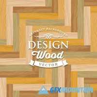 Wooden boards texture vector background