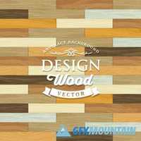Wooden boards texture vector background