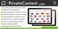 CodeCanyon - PrivateContent v5.051 - Multilevel Content Plugin - 1467885