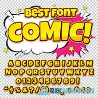Comic alphabet collection 