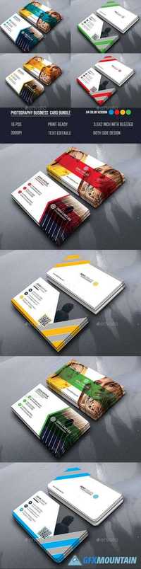 Graphicriver - Photography Business Card Bundle 14153049