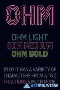 Ohm Font Family