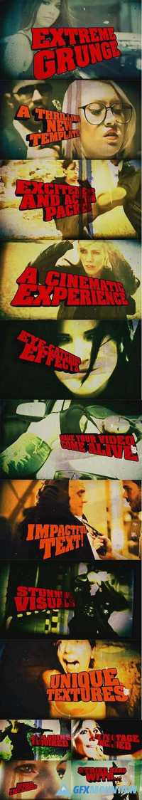 Extreme Grunge Movie Trailer Template
