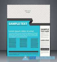 Brochures flyer template design8