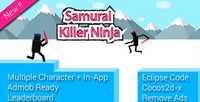 CodeCanyon - Ninja Samurai + Multiple Character + Remove Ads v1.0 - 13343665
