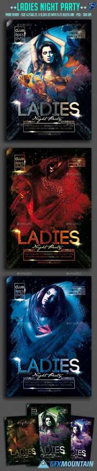 Ladies Night Party Flyer 14462027