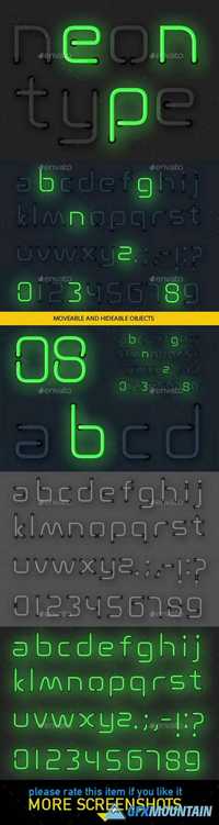 Graphicriver - Neon Alphabet 10241561