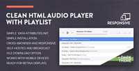 CodeCanyon - Clean HTML Audio Player with Playlist v1.2 - 11959891