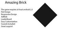 CodeCanyon - Amazing Brick v1.0 - Template AdMob + leaderboard - 10062969