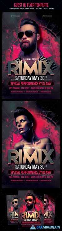 Graphicriver - Guest Dj Flyer Template 14518779
