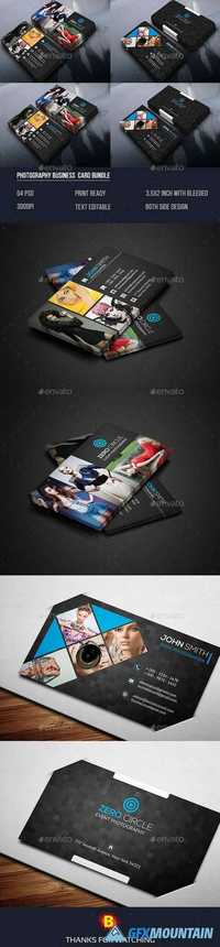 Graphicriver - Photography Business Card Bundle 14493705