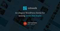ThemeForest - Sidewalk v1.1 - Elegant Personal Blog WordPress Theme - 11444883