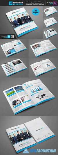 Clean Brochure Template 05 507100
