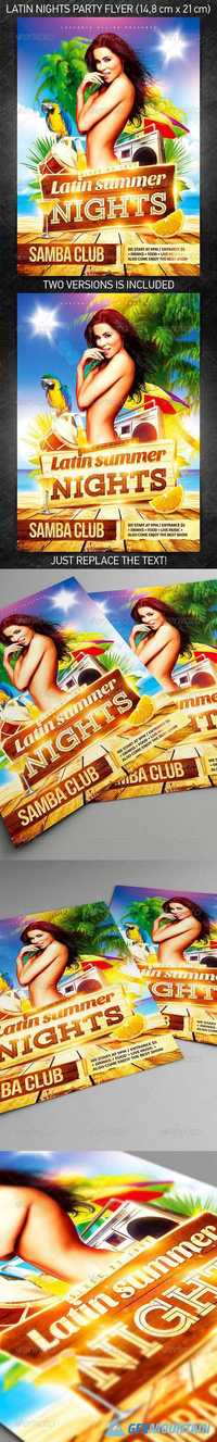 Latin Nights Party Flyer 7820146