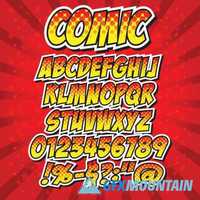 Comic alphabet collection2