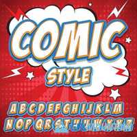 Comic alphabet collection2