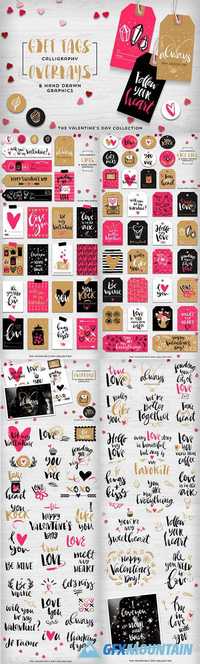 Valentine's day gift tags & overlays 518165