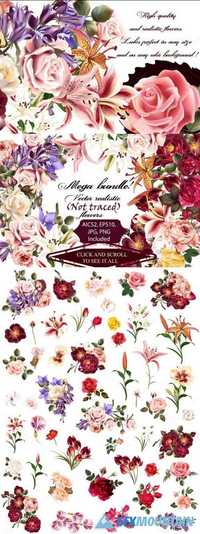 Mega roses and florals pack 521042