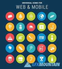 Flat Icons for Web and Mobile
